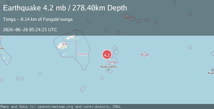 Map of TONGA
