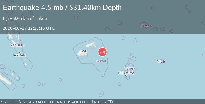 Map of FIJI REGION