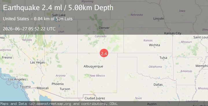 Map of COLORADO