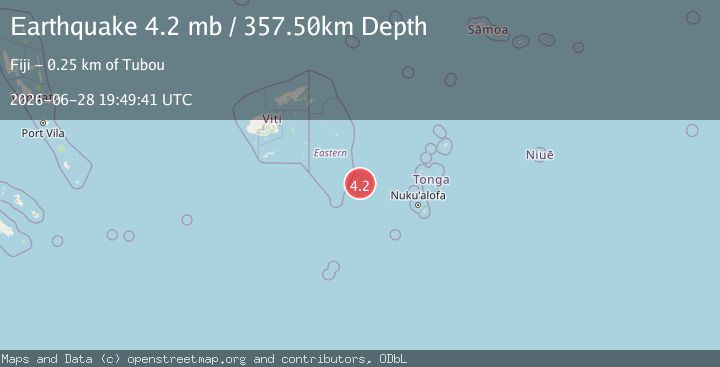 Map of FIJI REGION