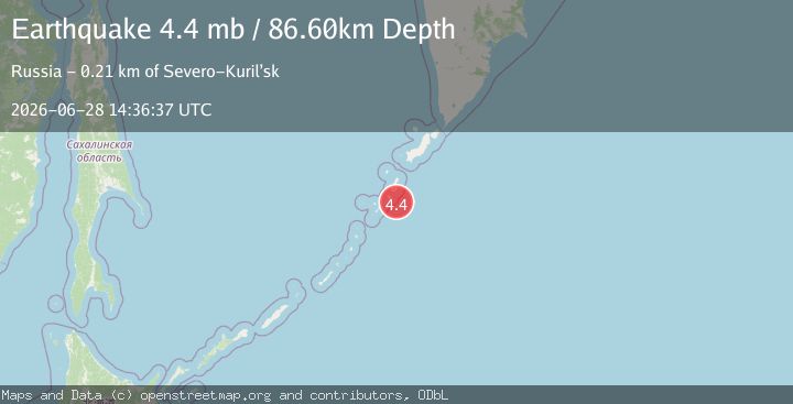 Map of KURIL ISLANDS