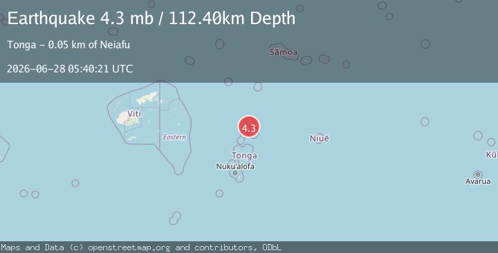 Map of TONGA