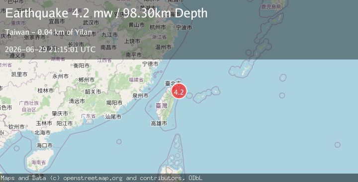 Map of TAIWAN REGION