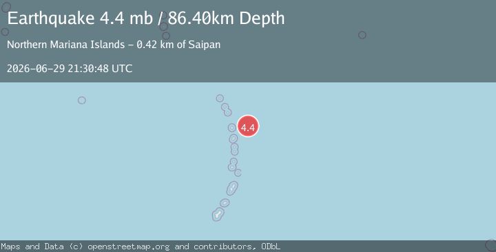 Map of PAGAN REG., N. MARIANA ISLANDS