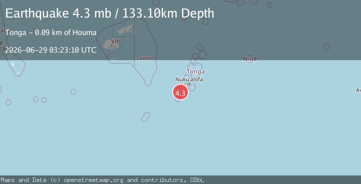 Map of TONGA