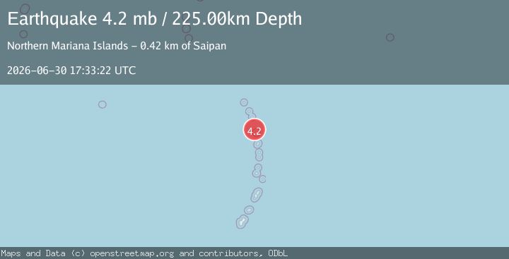 Map of PAGAN REG., N. MARIANA ISLANDS