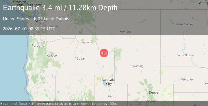 Map of SOUTHERN IDAHO