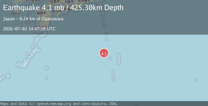 Map of BONIN ISLANDS, JAPAN REGION
