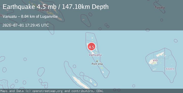 Map of VANUATU