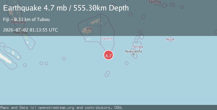 Map of FIJI REGION