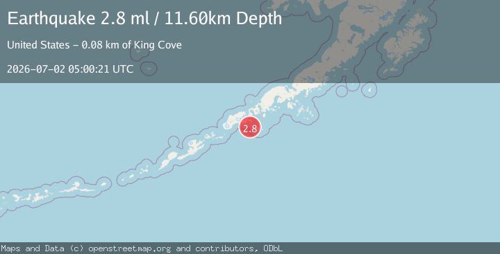 Map of UNIMAK ISLAND REGION, ALASKA