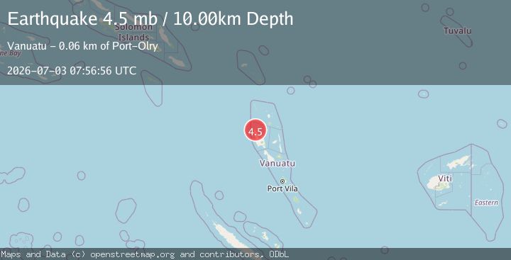 Map of VANUATU