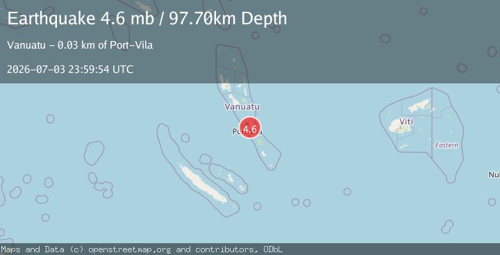 Map of VANUATU