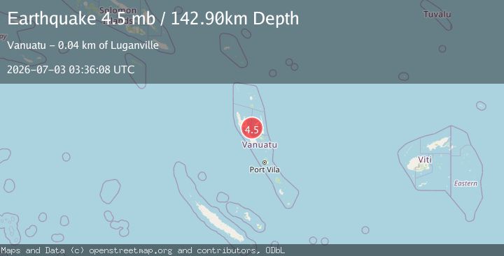 Map of VANUATU