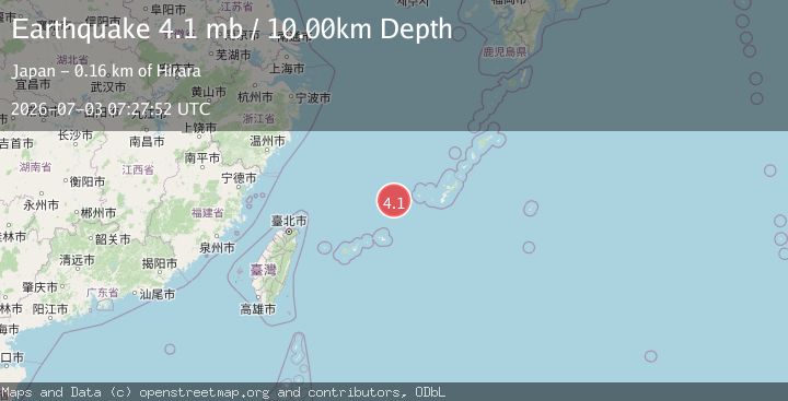 Map of NORTHEAST OF TAIWAN