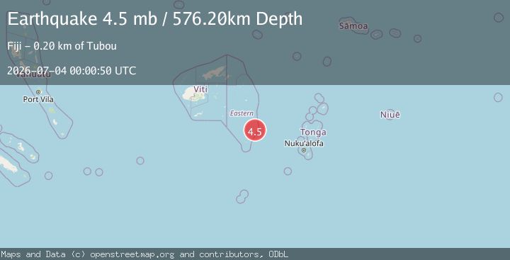 Map of FIJI REGION