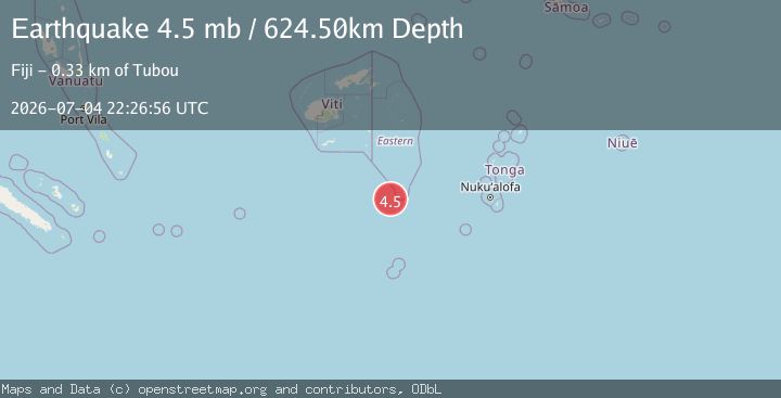 Map of FIJI REGION