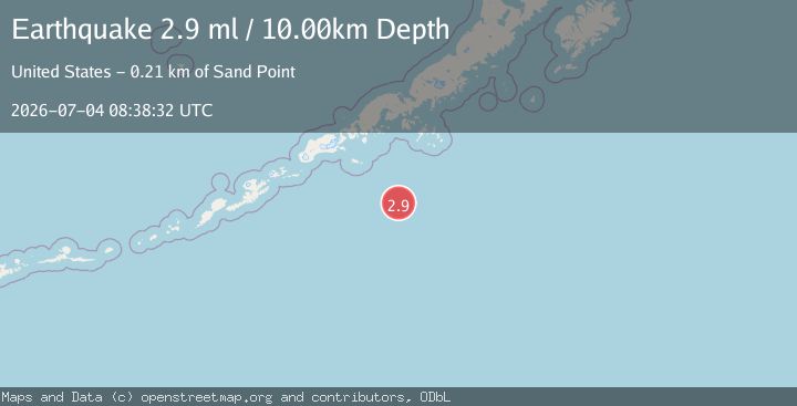 Map of SOUTH OF ALASKA