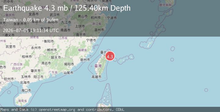 Map of TAIWAN REGION