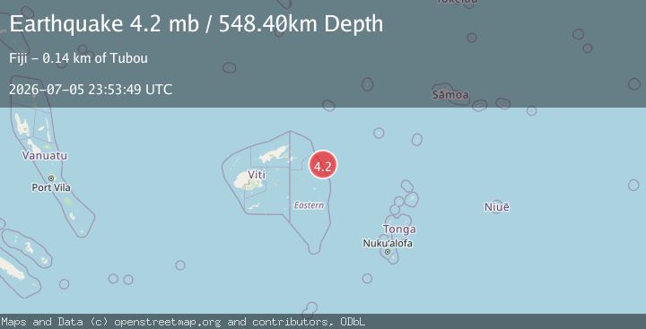 Map of FIJI REGION