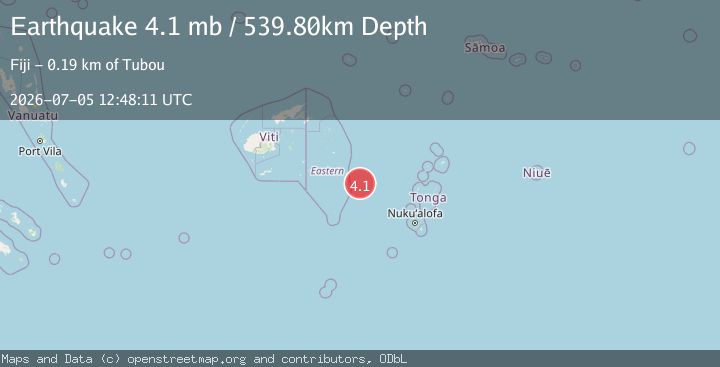 Map of FIJI REGION