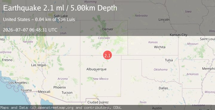 Map of COLORADO