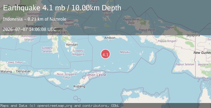 Map of BANDA SEA