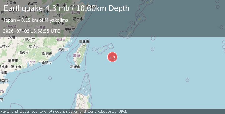 Map of SOUTHWESTERN RYUKYU ISL., JAPAN