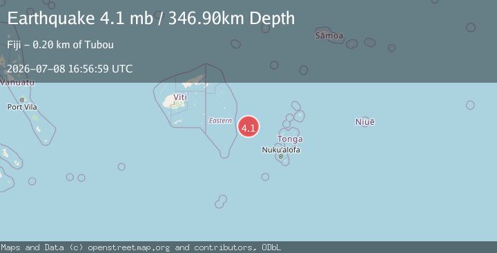 Map of FIJI REGION