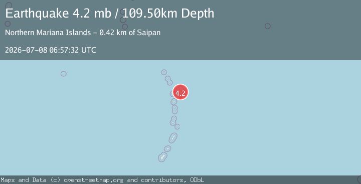 Map of PAGAN REG., N. MARIANA ISLANDS