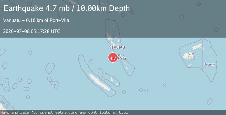 Map of VANUATU