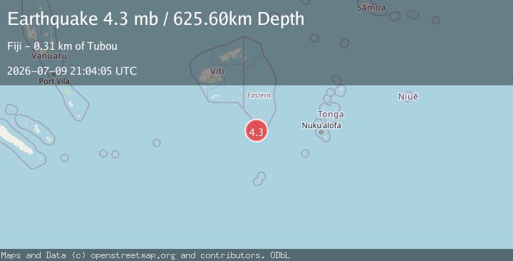Map of FIJI REGION