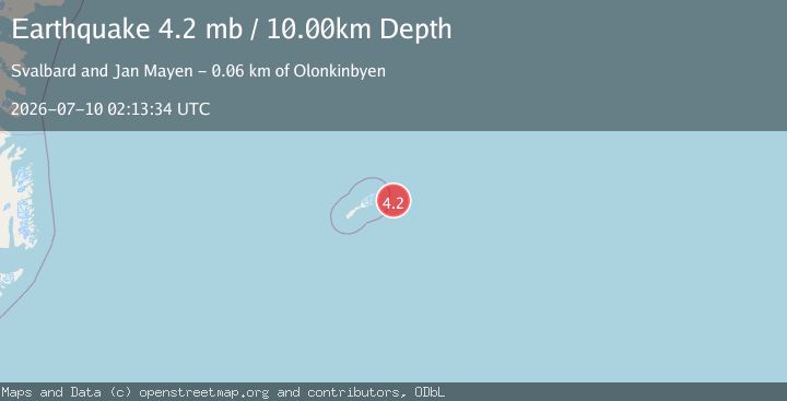 Map of JAN MAYEN ISLAND REGION