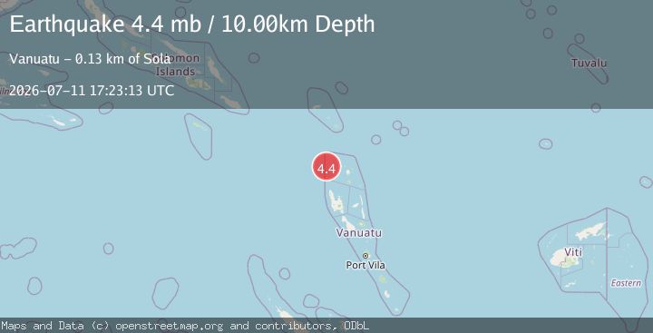 Map of VANUATU