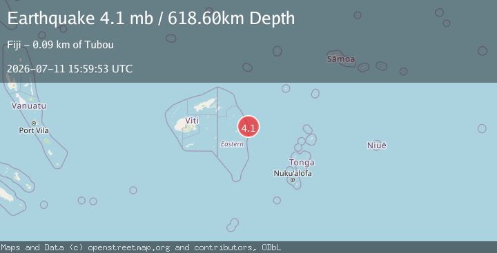 Map of FIJI REGION