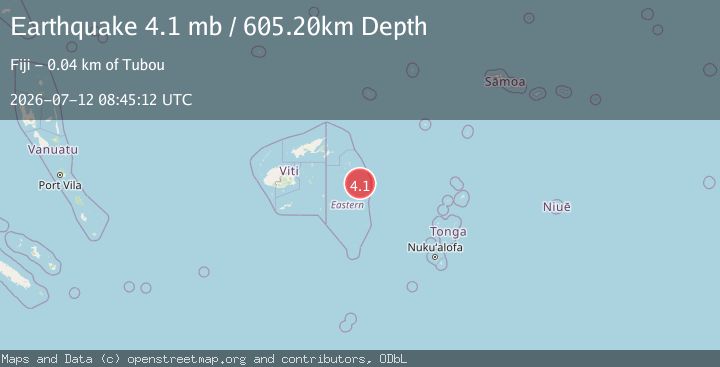Map of FIJI REGION