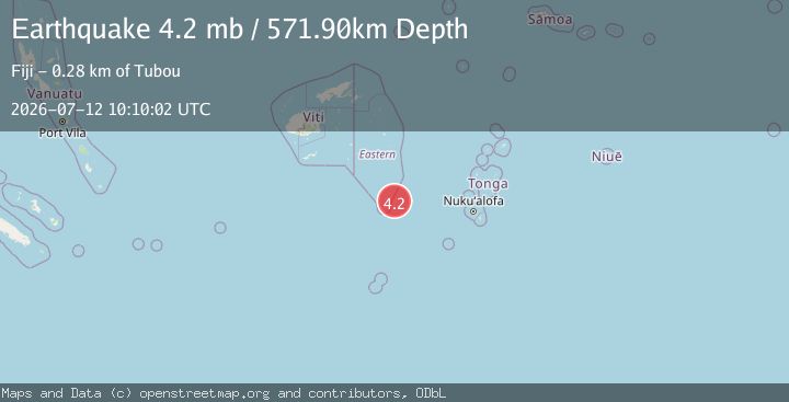 Map of FIJI REGION
