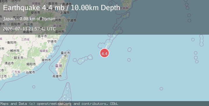 Map of RYUKYU ISLANDS, JAPAN