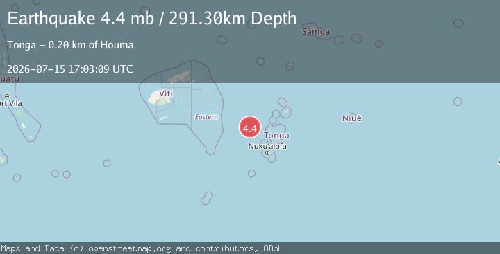 Map of FIJI REGION