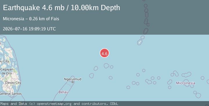 Map of STATE OF YAP, MICRONESIA