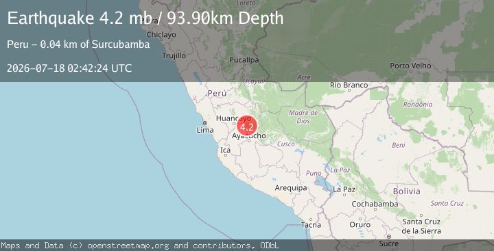 Map of CENTRAL PERU