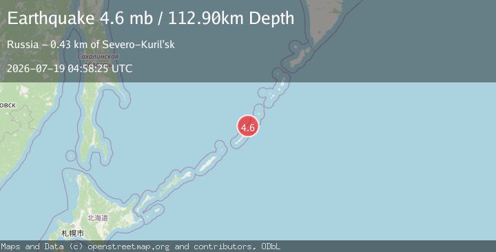 Map of KURIL ISLANDS