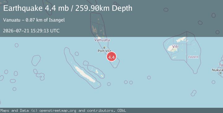 Map of VANUATU