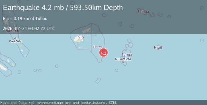 Map of FIJI REGION