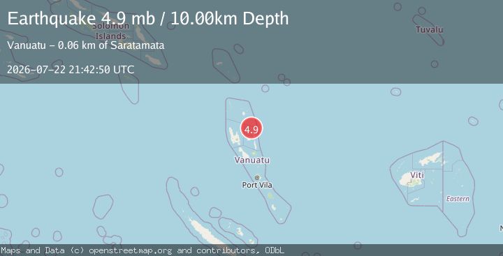 Map of VANUATU