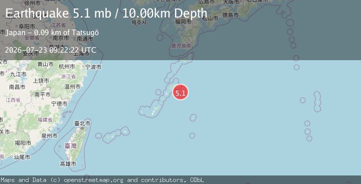 Map of RYUKYU ISLANDS, JAPAN
