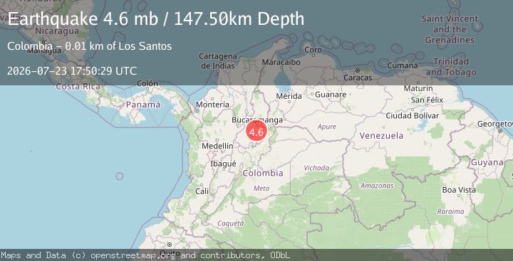 Map of NORTHERN COLOMBIA