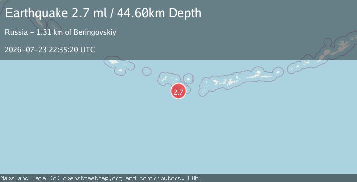 Map of RAT ISLANDS, ALEUTIAN ISLANDS