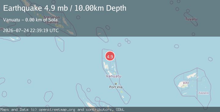 Map of VANUATU