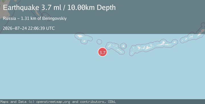 Map of RAT ISLANDS, ALEUTIAN ISLANDS
